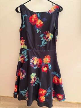Betsey Johnson Navy Floral Dress